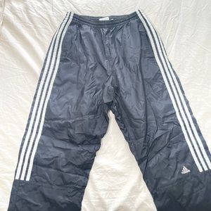 Black tracking pants